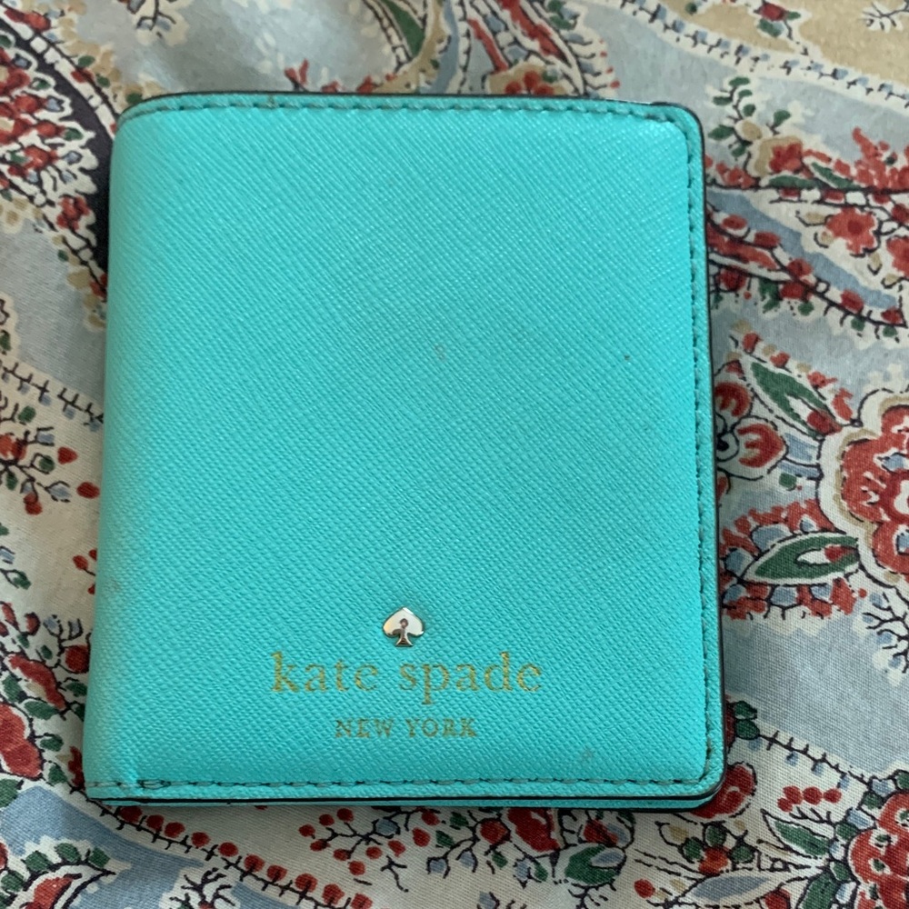 Kate Spade Aqua Card Holder